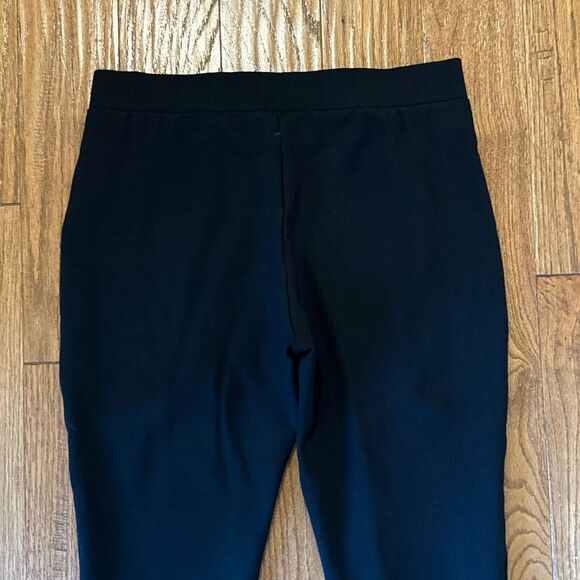 Theory black ponte pull on legging pants size M - Picture 10 of 11